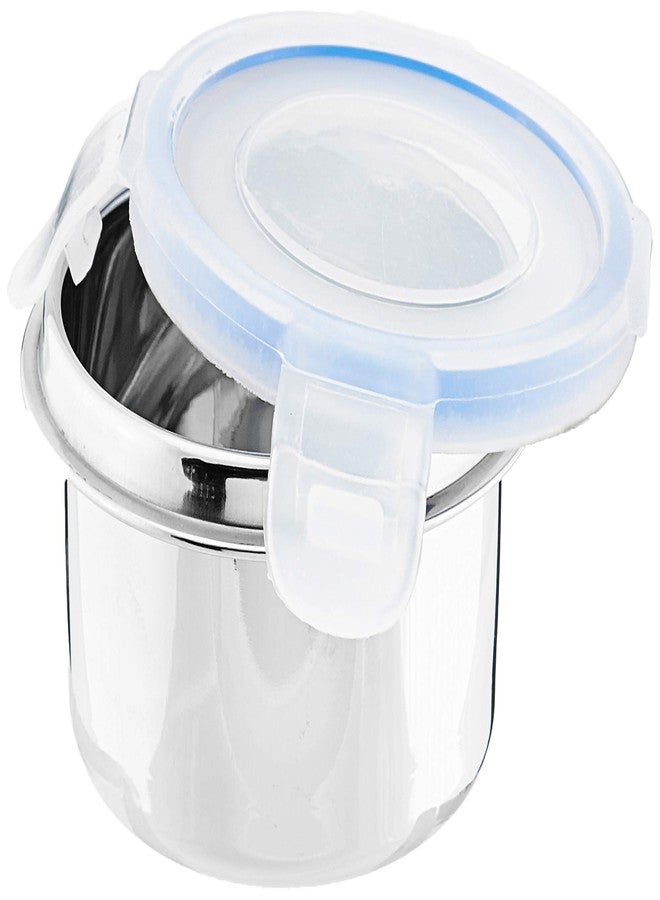 neelam Stainless Steel Leak Lock Container with Plastic Lid, Utility Canisters, Storage Containers, Ideal for Store Food, Perfect for Daily Uses, Durable & Elegant Storage, 100 ml - Image 2